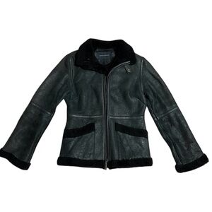 BANANA REPUBLIC Leather Jacket M